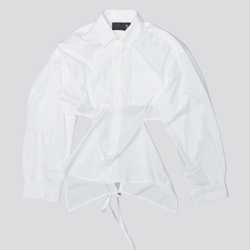 r13 open back shirt white 38953989111977