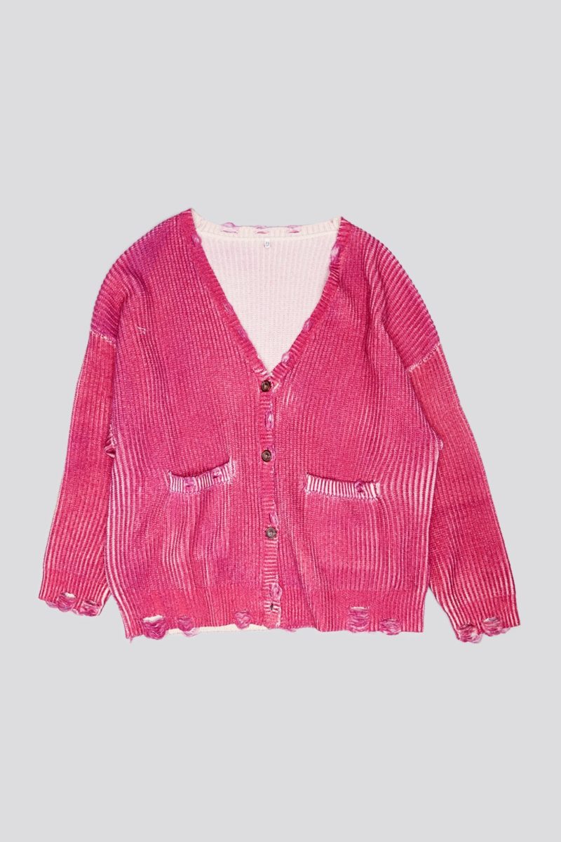 r13 oversized cardigan raspberry print 40114208014505