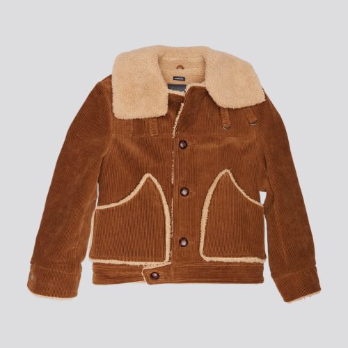 r13 oversized collar jacket brown corduroy 40223680102569