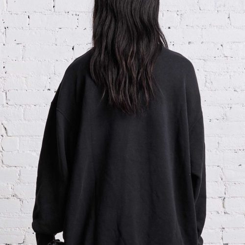 r13 oversized new york crewneck blackout 38642298388649