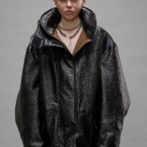 r13 oversized parka dark shine 39790926823593