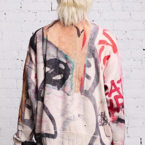 r13 oversized sweater grunge mural 38241468514473