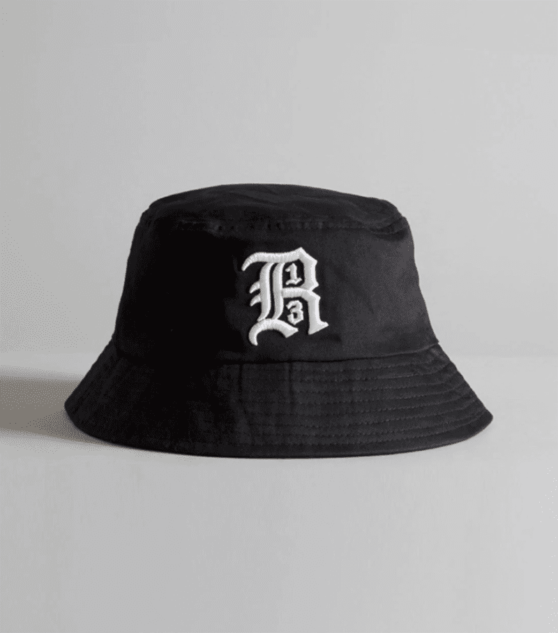 r13 r13 bucket hat black 40860948627625