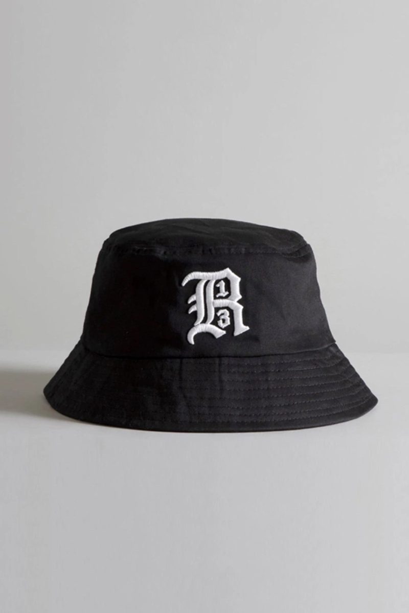 r13 r13 bucket hat black 41093686493353