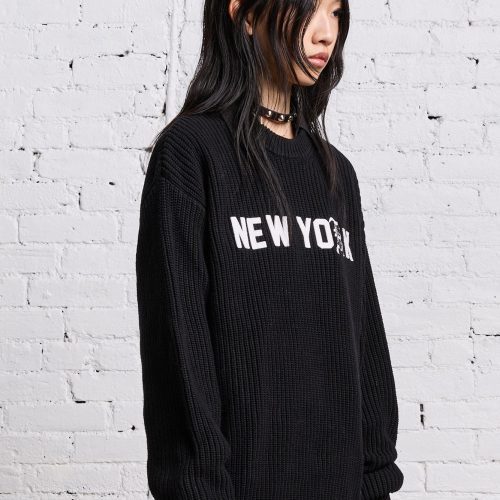 r13 r13 new york boyfriend sweater black 38642302976169