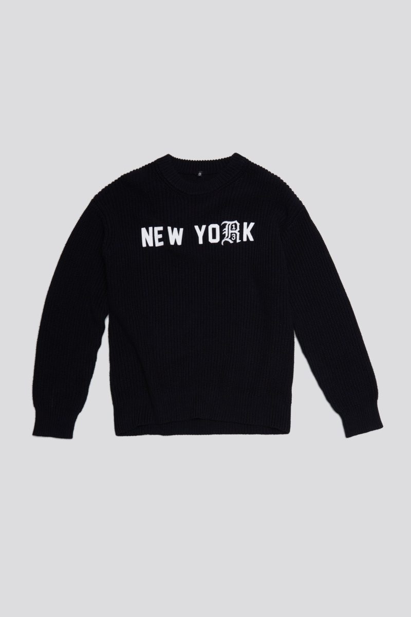 r13 r13 new york boyfriend sweater black 38642303107241