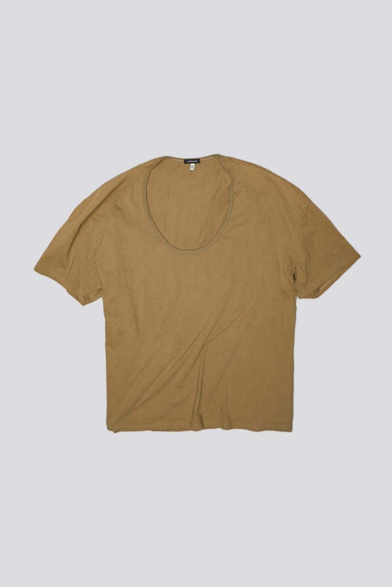 r13 scoop neck relaxed t light olive 38953990783145