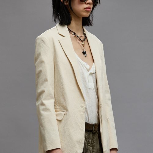 r13 shrunken bellow pocket blazer natural 38947028795561