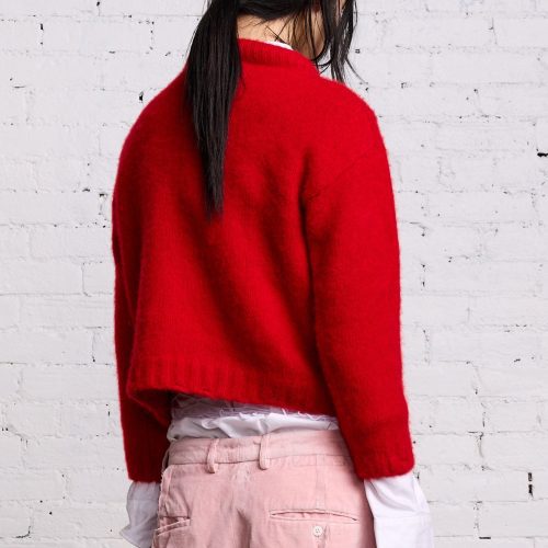 r13 shrunken crewneck red 38213577375913