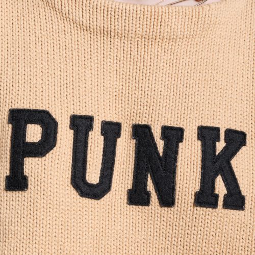 r13 shrunken punk sweater vintage beige 38642308546729