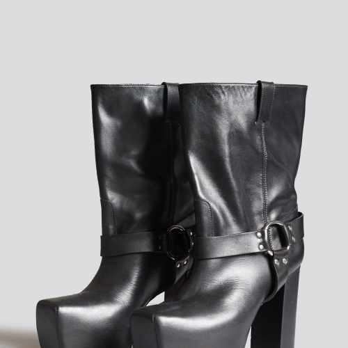 r13 sid heeled harness boot black leather 41031422214313