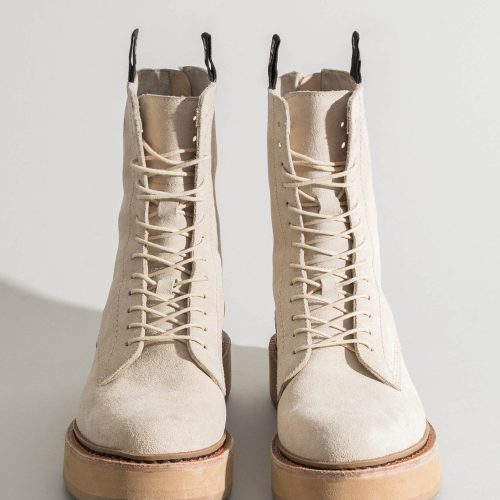 r13 single stack boot khaki suede 3764461404231