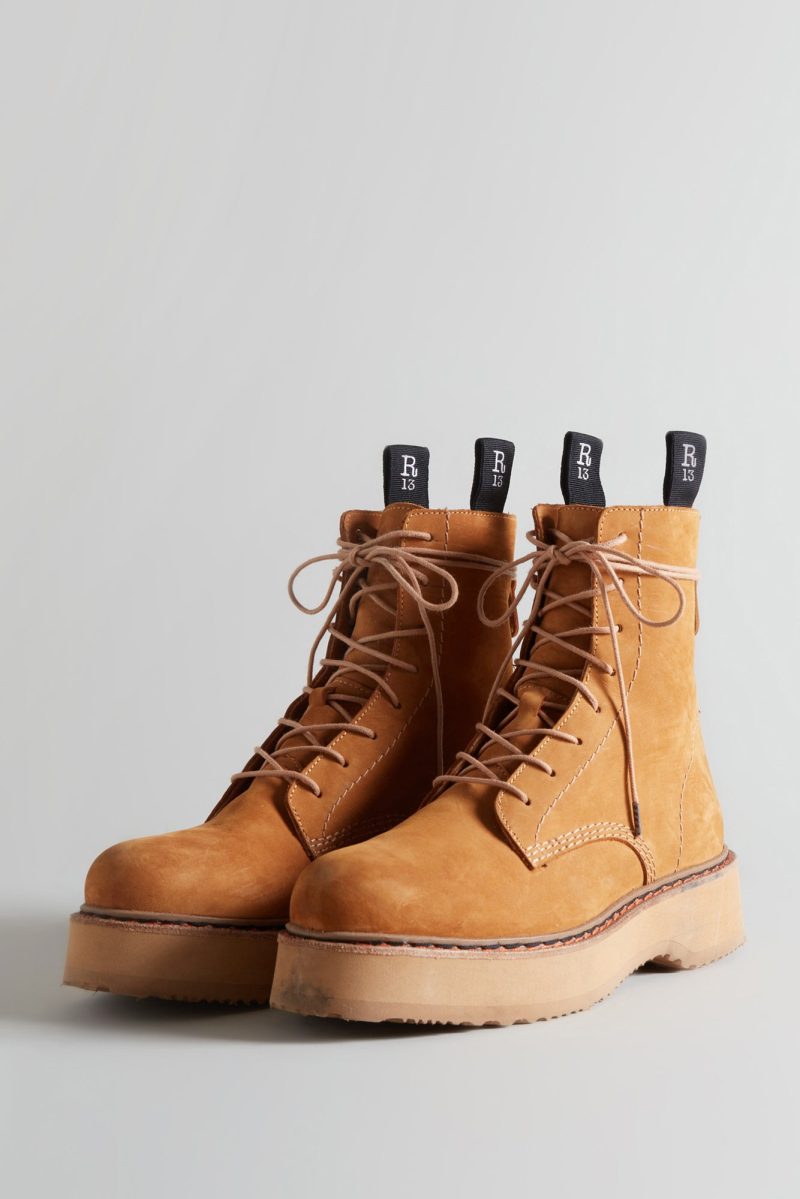 r13 single stack boot tan nubuck 37082427949225