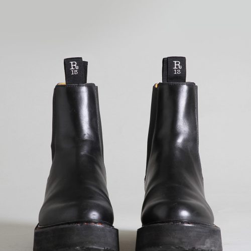 r13 single stack chelsea boot black 32683685773481