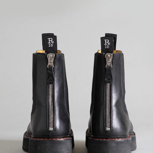 r13 single stack chelsea boot black 32683685871785