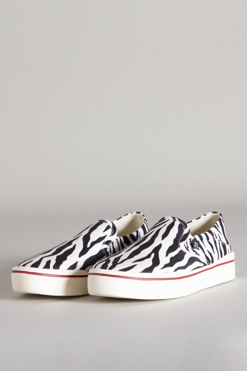 r13 slip on sneaker zebra 37260150341801