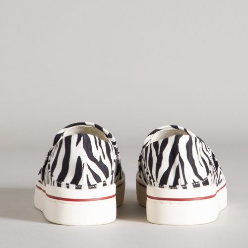 r13 slip on sneaker zebra 37260150440105