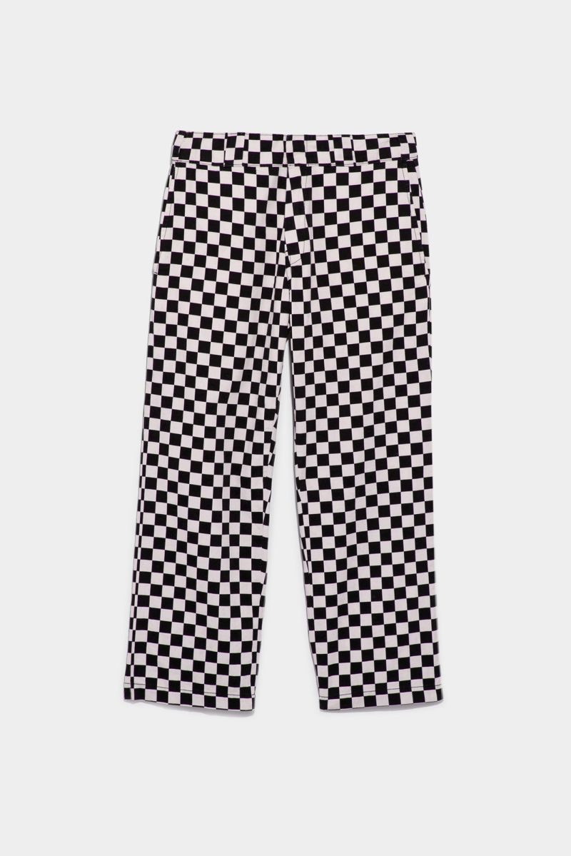 r13 slouch pant black checker 37260147130537