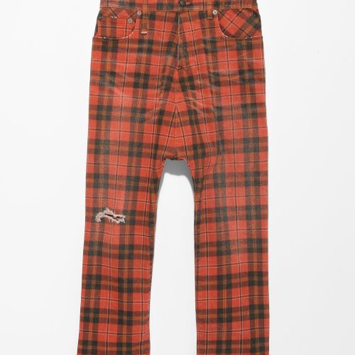 r13 tailored drop ash red plaid 36320352174249