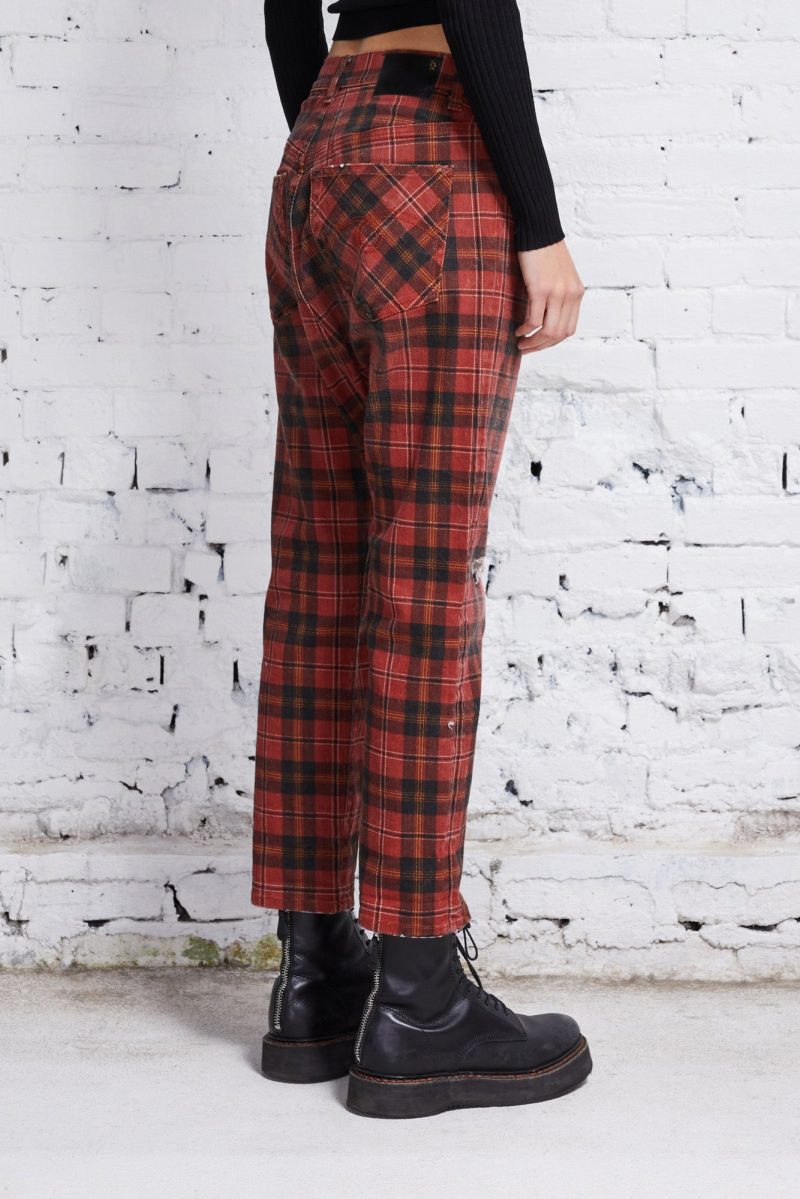 r13 tailored drop ash red plaid 37558249259177