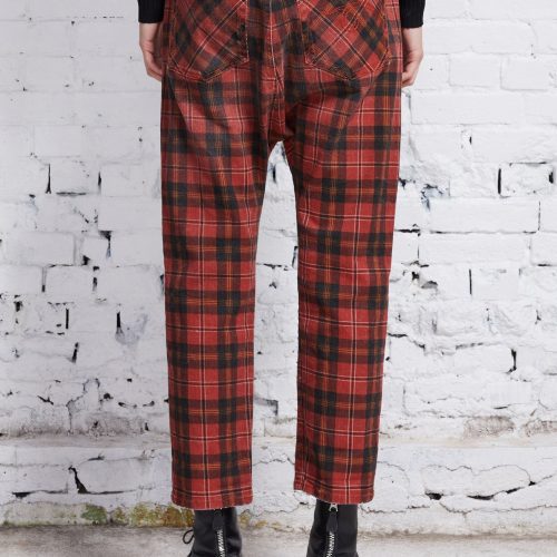 r13 tailored drop ash red plaid 37558249291945