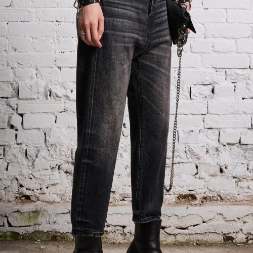 r13 tailored drop eton selvedge black 38642313494697