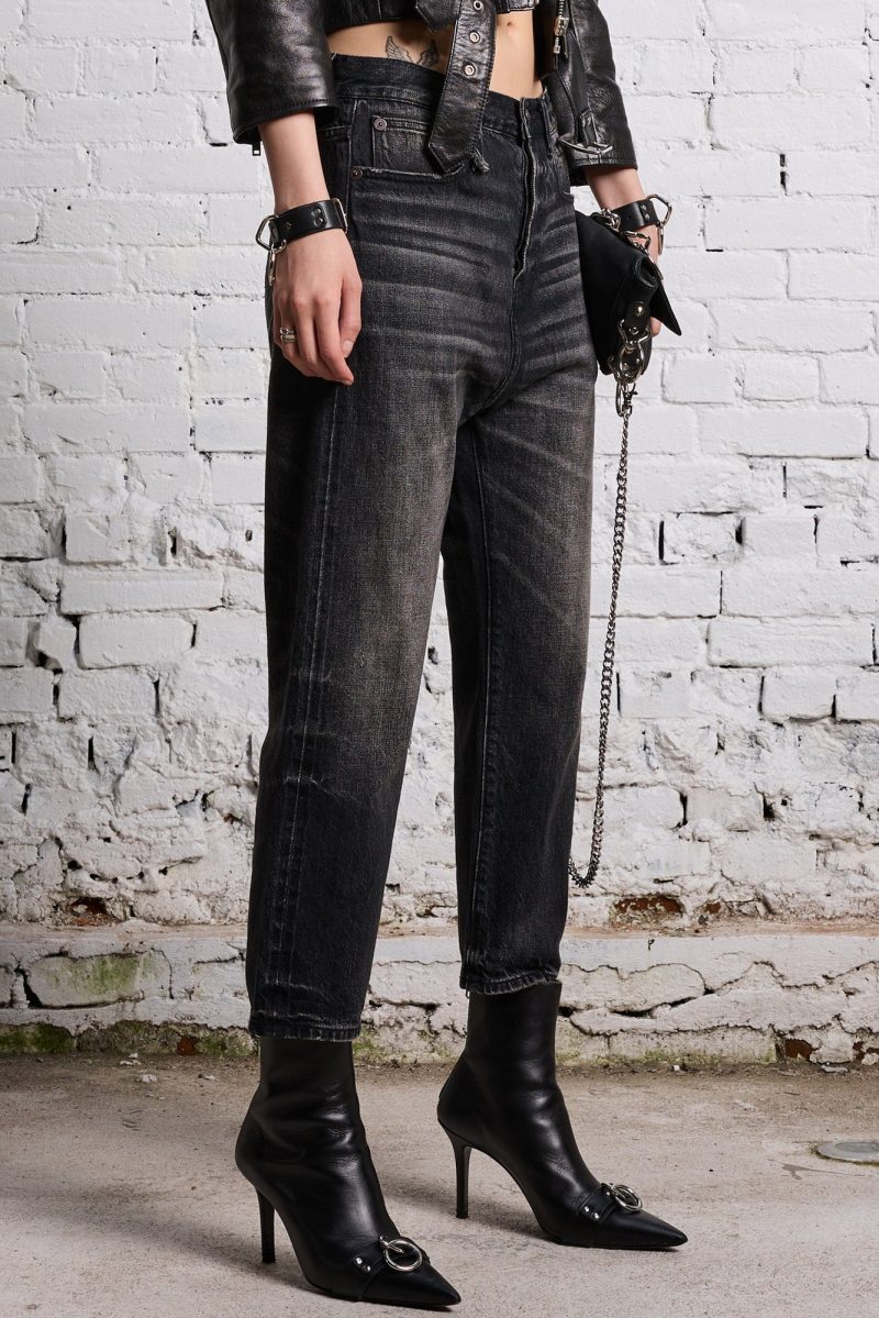 r13 tailored drop eton selvedge black 38642313494697