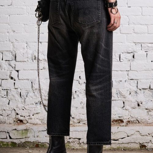 r13 tailored drop eton selvedge black 38642313527465