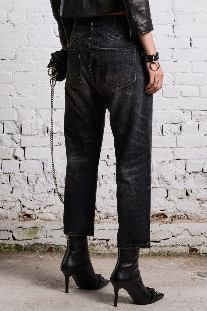 r13 tailored drop eton selvedge black 38642313527465