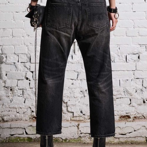 r13 tailored drop eton selvedge black 38642313560233