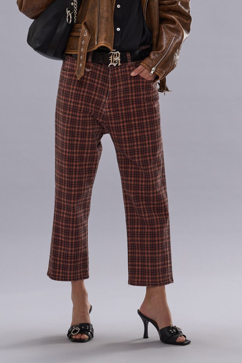 r13 tailored drop printed auburn plaid 40630357459113