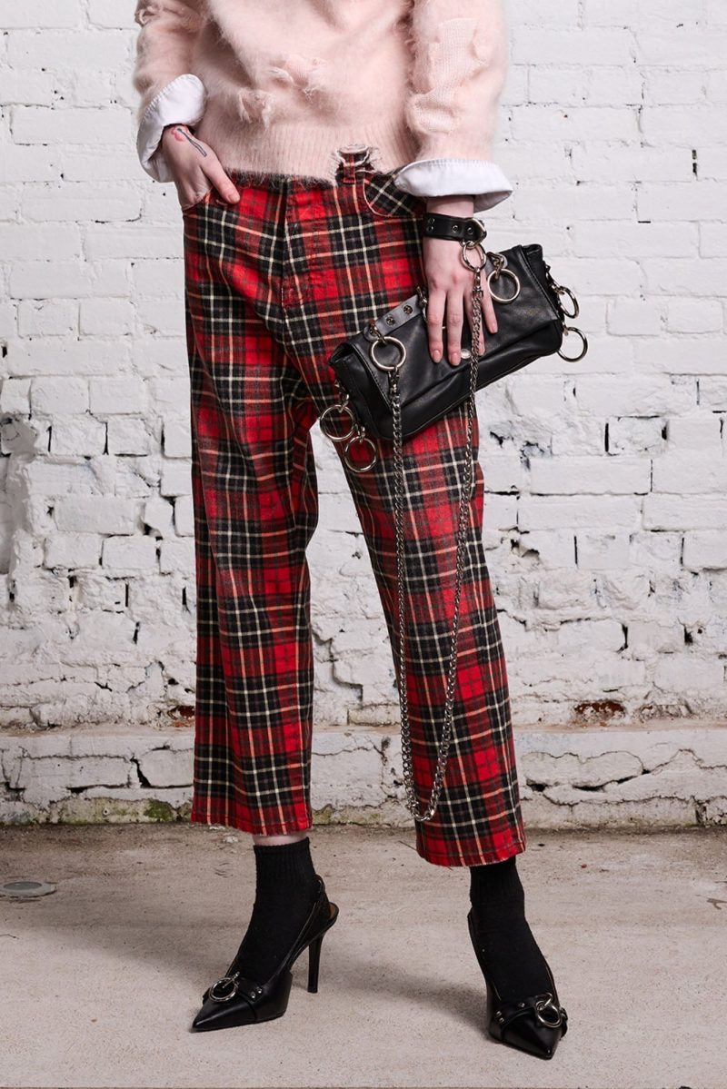 r13 tailored drop red plaid 38213580652713