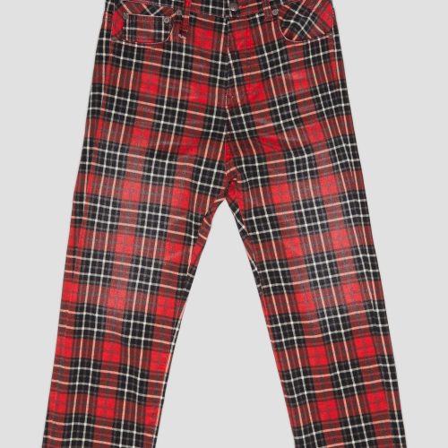 r13 tailored drop red plaid 38213580849321