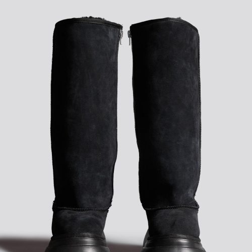 r13 tall chunky shearling boot black 40113941938345