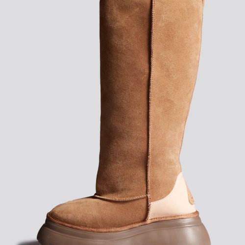 r13 tall chunky shearling boot light brown 40113938170025