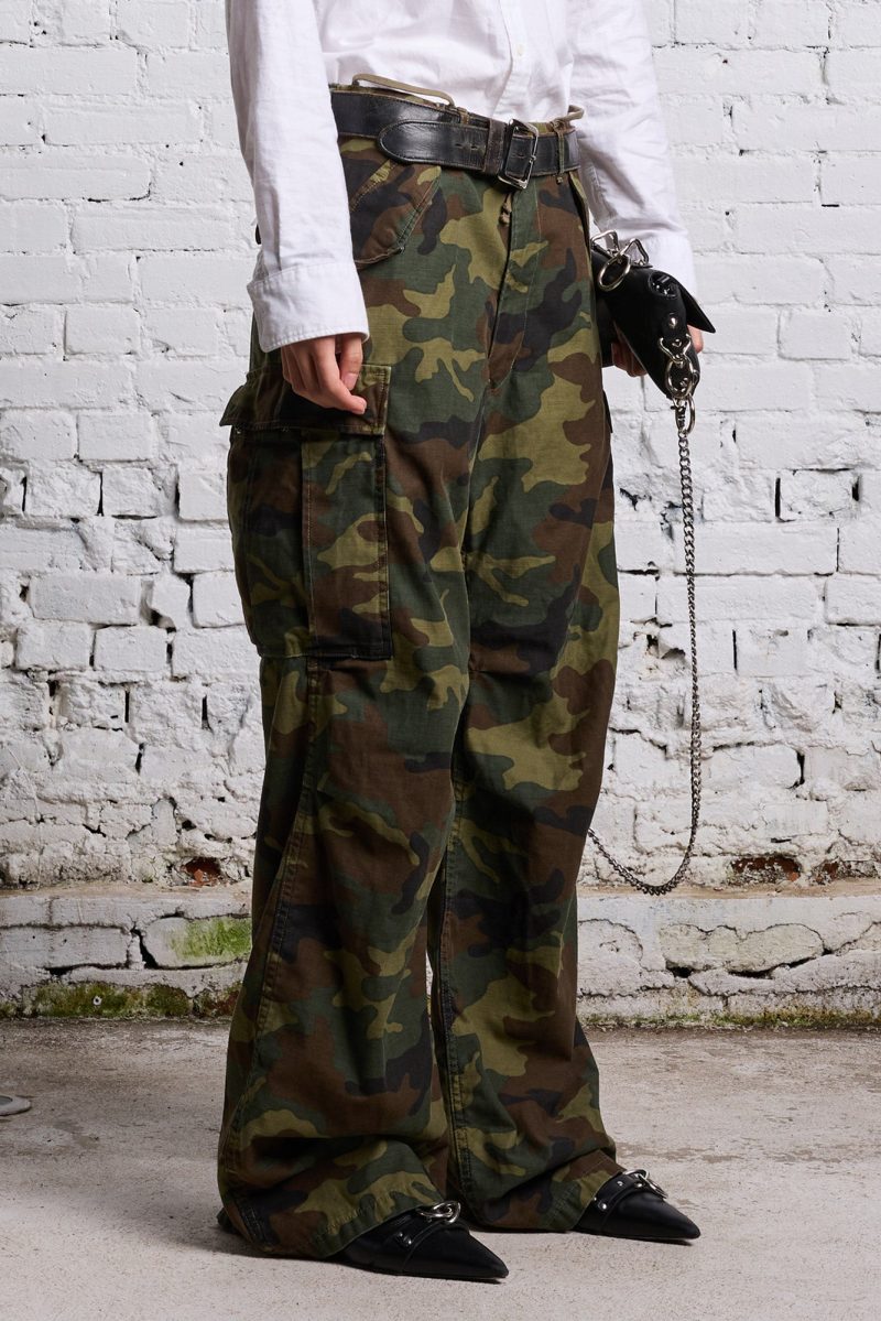 r13 wide leg cargo camo 38278635585705