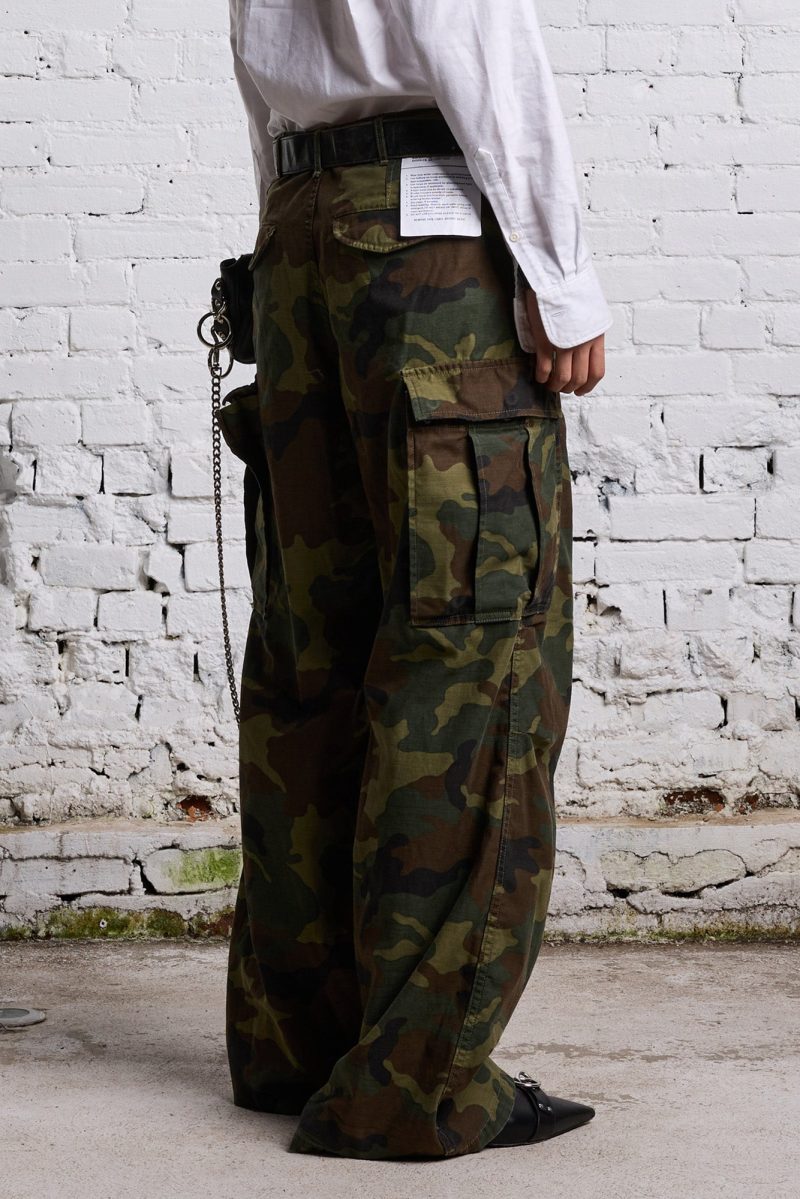 r13 wide leg cargo camo 38278635618473