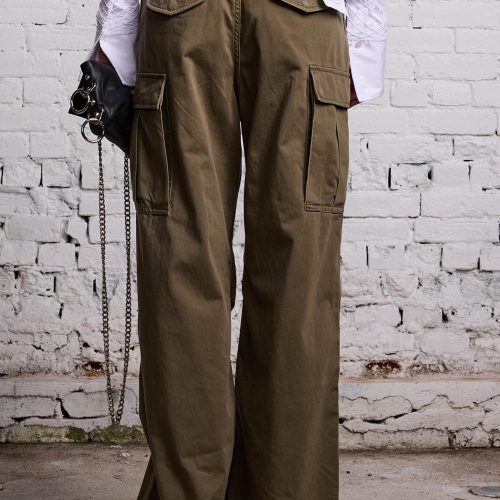 r13 wide leg cargo olive 38213579800745