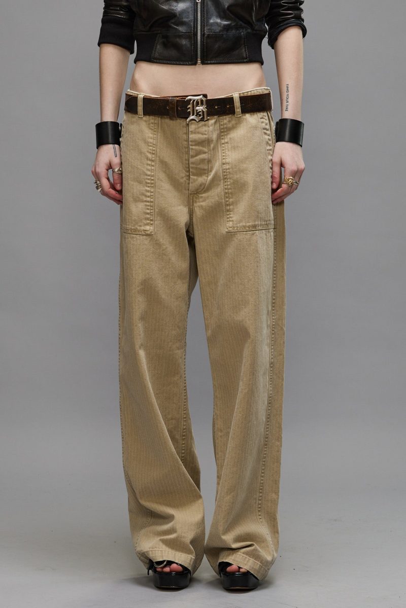 r13 wide leg utility pant beige 39669963325609