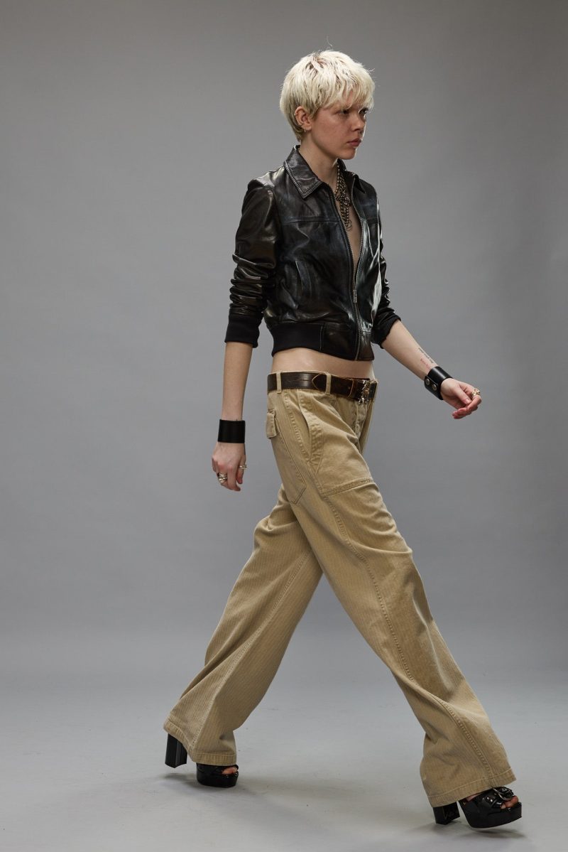 r13 wide leg utility pant beige 39669980070057