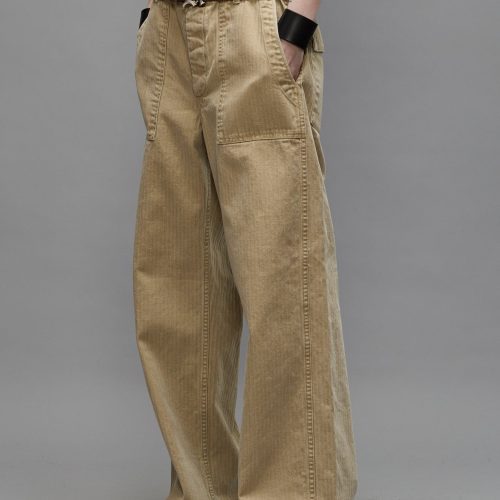 r13 wide leg utility pant beige 39669980102825