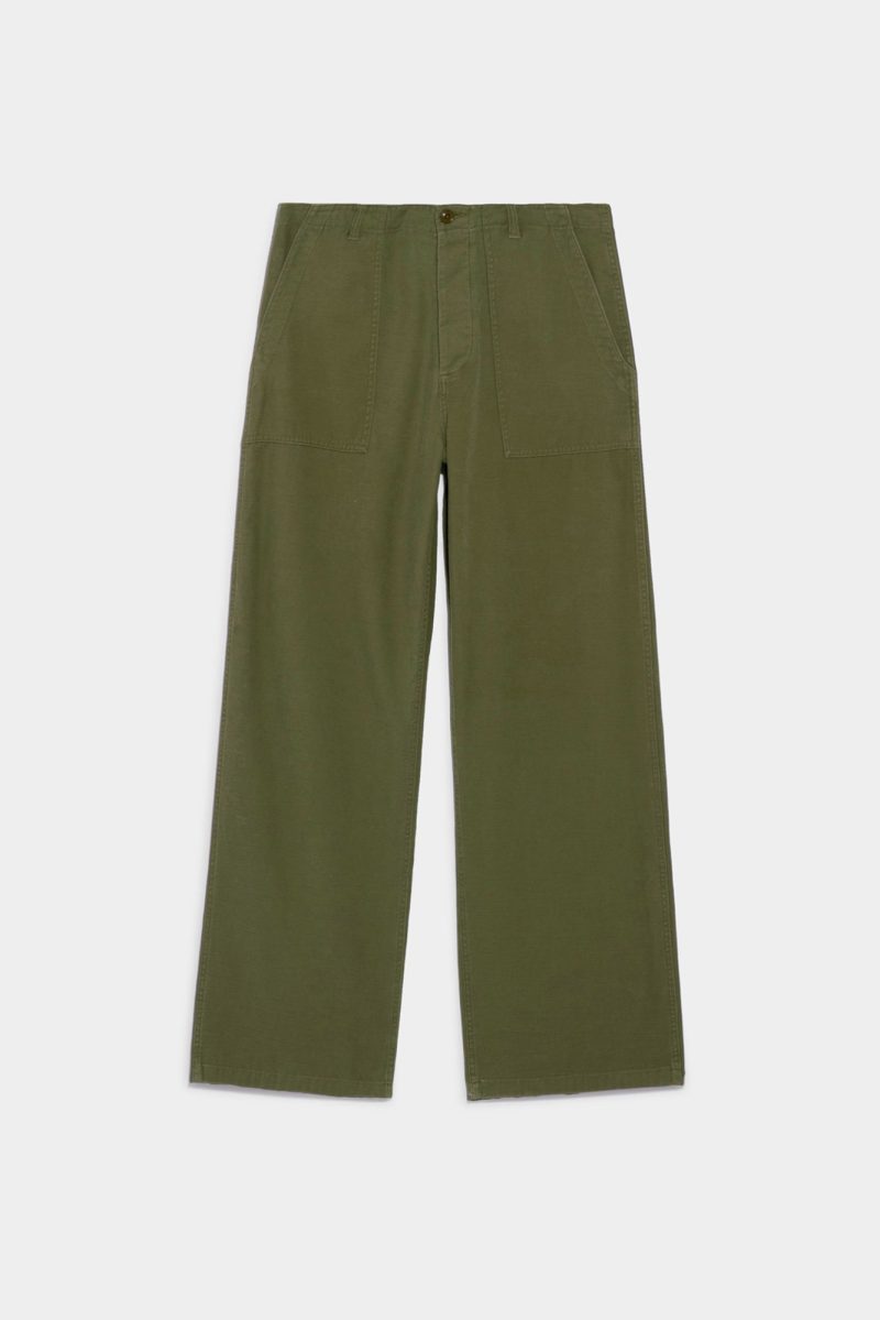 r13 wide leg utility pant olive 35735647682729