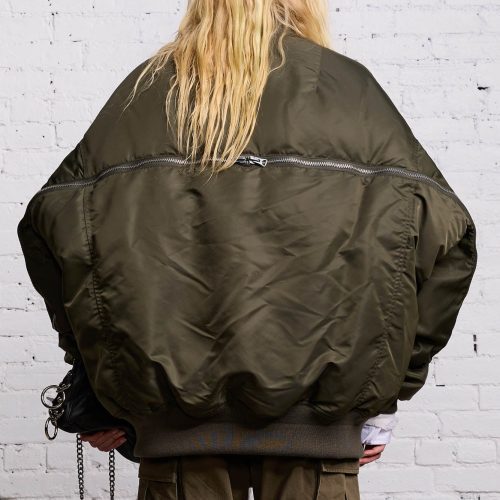 r13 zip out down bomber olive 38213581013161